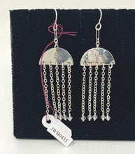 Load image into Gallery viewer, Jeanne Bennett: Crystal and Chain Earrings