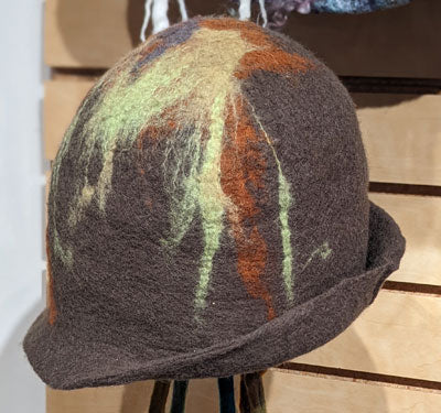 Liz Canali: Small Brown Brim Cap