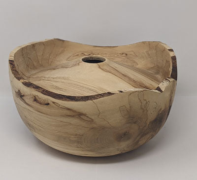 Lou Wallach: Spalted Maple Crater Vessel