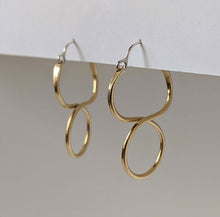 Load image into Gallery viewer, Rachel Gunnard: Torsion Brass Earrings