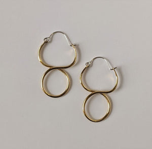 Rachel Gunnard: Torsion Brass Earrings