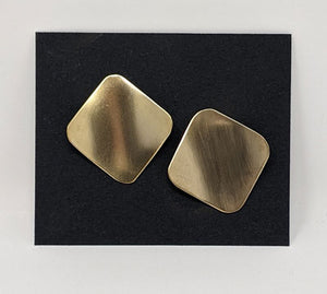 Rachel Gunnard: Flection Earrings, Brass