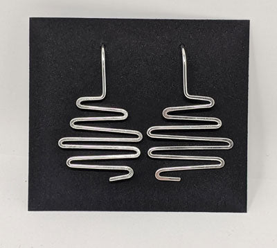 Rachel Gunnard: Modest Mark Earrings, Sterling Silver