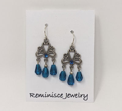 Reminisce Jewelry: Capri Czech Glass Earrings