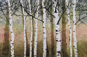 Polly French: 5 Cards, Birches