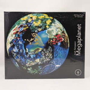 Josh Simpson Contemporary Glass: Megaplanet Jigsaw Puzzle