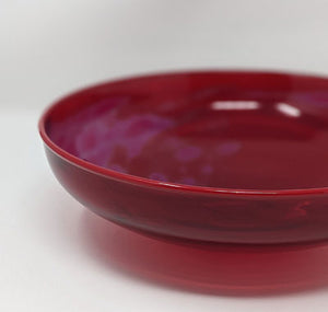 Josh Simpson Contemporary Glass: Ruby New Mexico Bowl