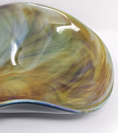 Josh Simpson Contemporary Glass: Corona Eccentric Bowl